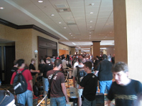 In line for the BYOC... about 45 min. to go...