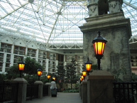 Gaylord indoor air conditioned atrium